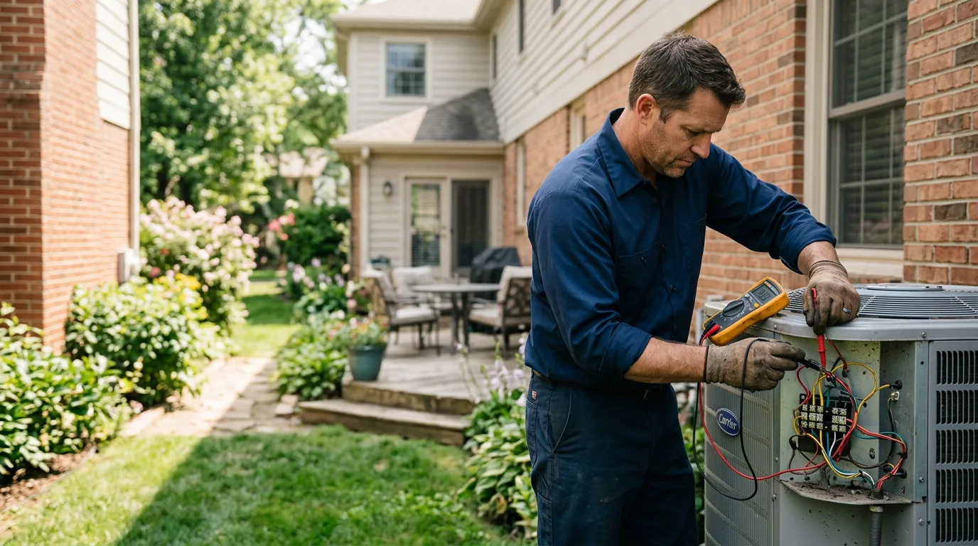 HVAC technician working near Larchmont, NY